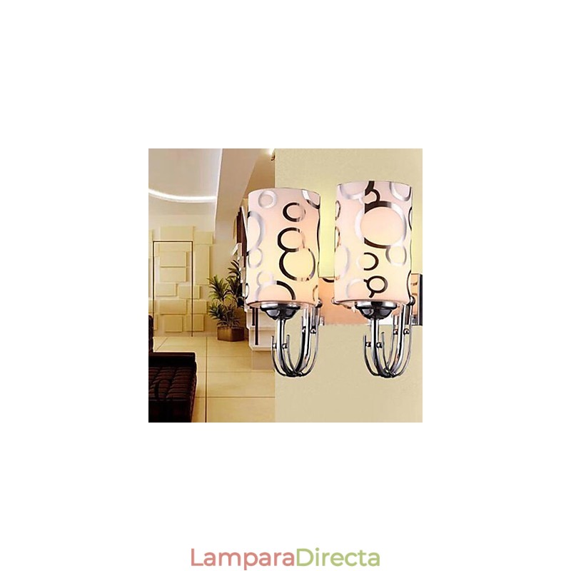 Lámparas de pared de cristal creativas, contemporáneas y contraídas.