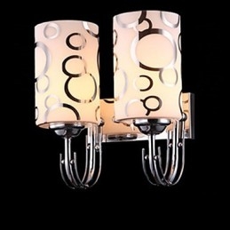 Lámparas de pared de cristal creativas, contemporáneas y contraídas.