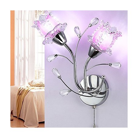 Lámparas de pared de cristal creativas, contemporáneas y contraídas. Lámparas de pared de cristal creativas, contemporáneas y contraídas.