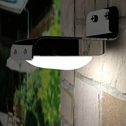Lámpara de luz solar para exteriores con sensor de voz para valla de pared de jardín paisajístico