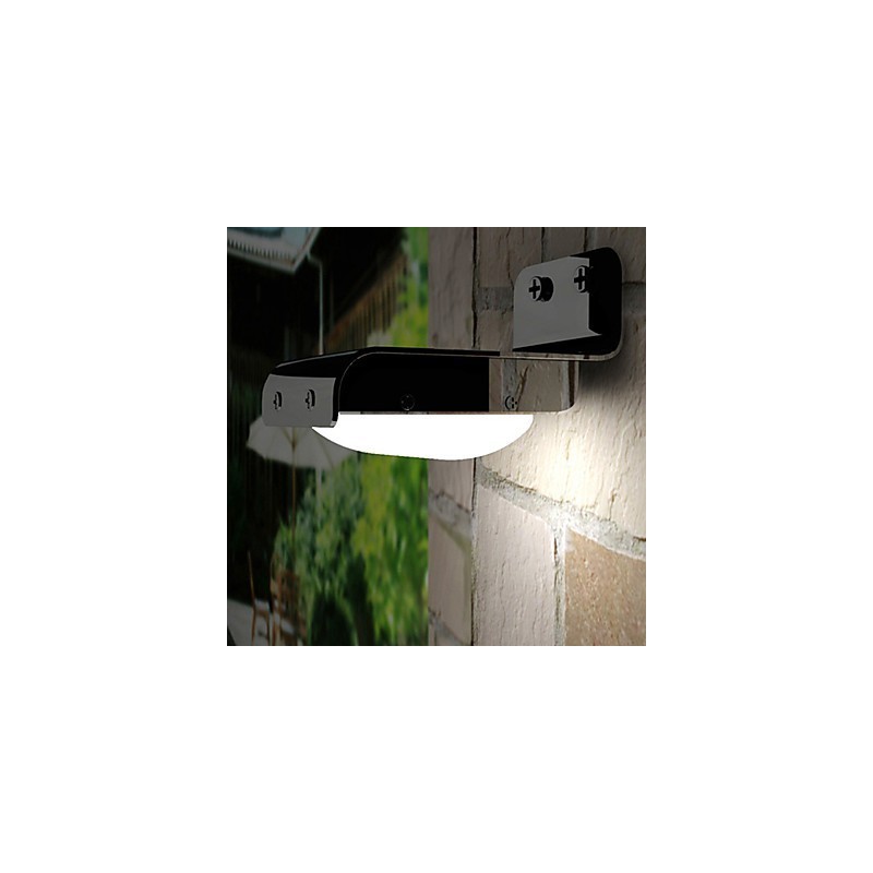 Lámpara de luz solar para exteriores con sensor de voz para valla de pared de jardín paisajístico