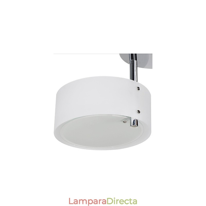 Lámpara de techo moderna contemporánea de 5 luces de metal con montaje empotrado