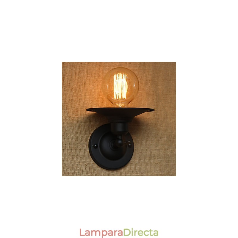 Aplique de pared decorativo minimalista retro para mesita de noche, pasillo, escalera, balcón