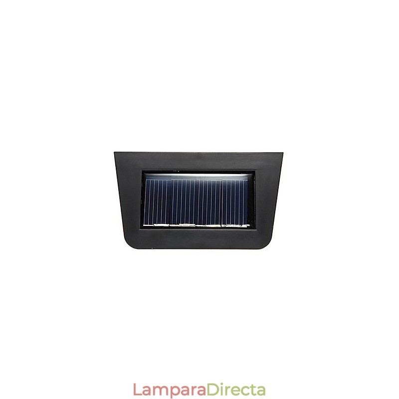 Lámpara de pared solar de color amarillo cálido con 2 faroles para terraza