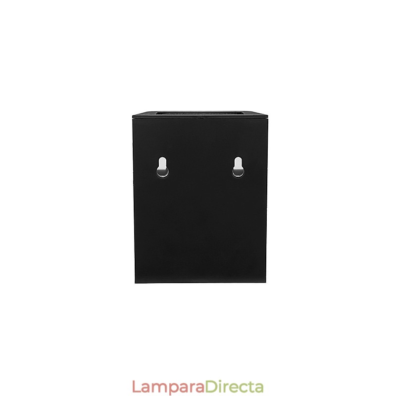 Lámpara de pared solar de color amarillo cálido con 2 faroles para terraza
