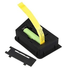 Lámpara de pared solar de color amarillo cálido con 2 faroles para terraza