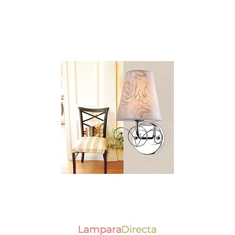 Lámpara de pared de cristal de estilo europeo, creativa, contemporánea y concisa.