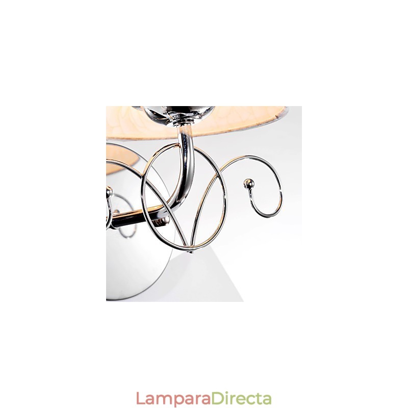 Lámpara de pared de cristal de estilo europeo, creativa, contemporánea y concisa.