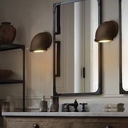 Lámpara de pared estilo loft con personalidad vintage para barra de bar, lámpara de pared con tubería de agua, iluminación para escaleras y balcones.