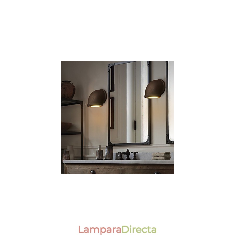Lámpara de pared estilo loft con personalidad vintage para barra de bar, lámpara de pared con tubería de agua, iluminación para escaleras y balcones.