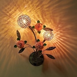 Apliques de pared Cristal Moderno Contemporáneo Metal