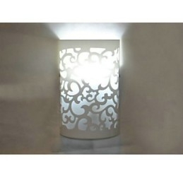 Lámpara de pared de madera TODO AZUL con decoración de alta calidad de patrones tallados o diseños