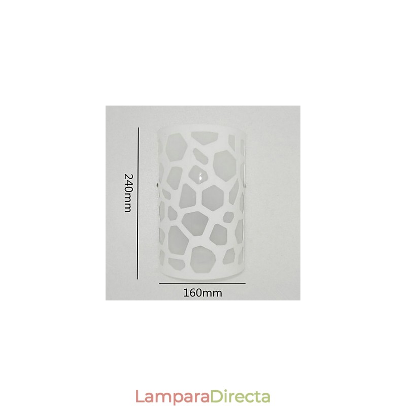 Lámpara de pared de madera TODO AZUL con decoración de alta calidad de patrones tallados o diseños