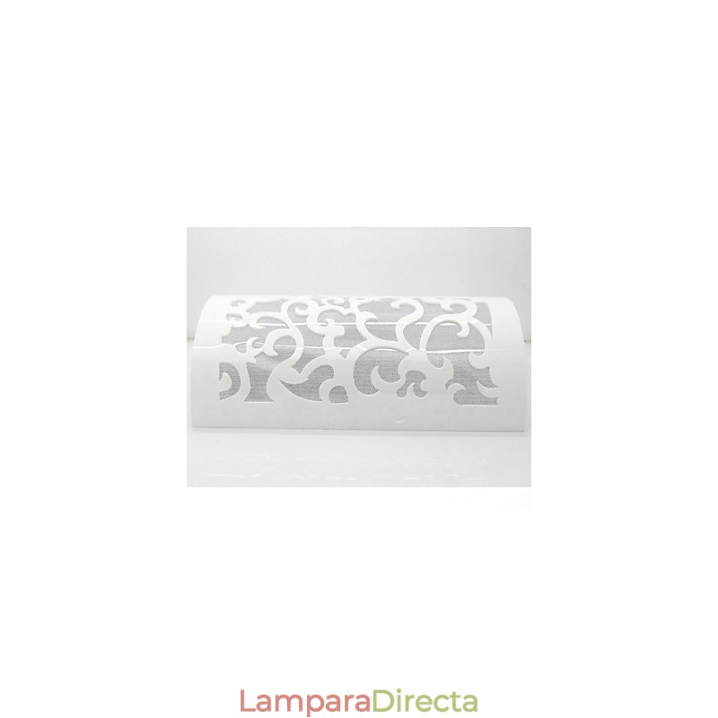 Lámpara de pared de madera TODO AZUL con decoración de alta calidad de patrones tallados o diseños