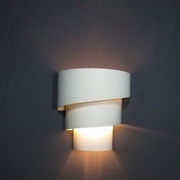 Lámpara de pared en espiral de diseño moderno y de moda de alta calidad, lámpara de pared creativa