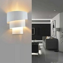 Lámpara de pared en espiral de diseño moderno y de moda de alta calidad, lámpara de pared creativa