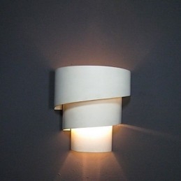 Lámpara de pared en espiral de diseño moderno y de moda de alta calidad, lámpara de pared creativa