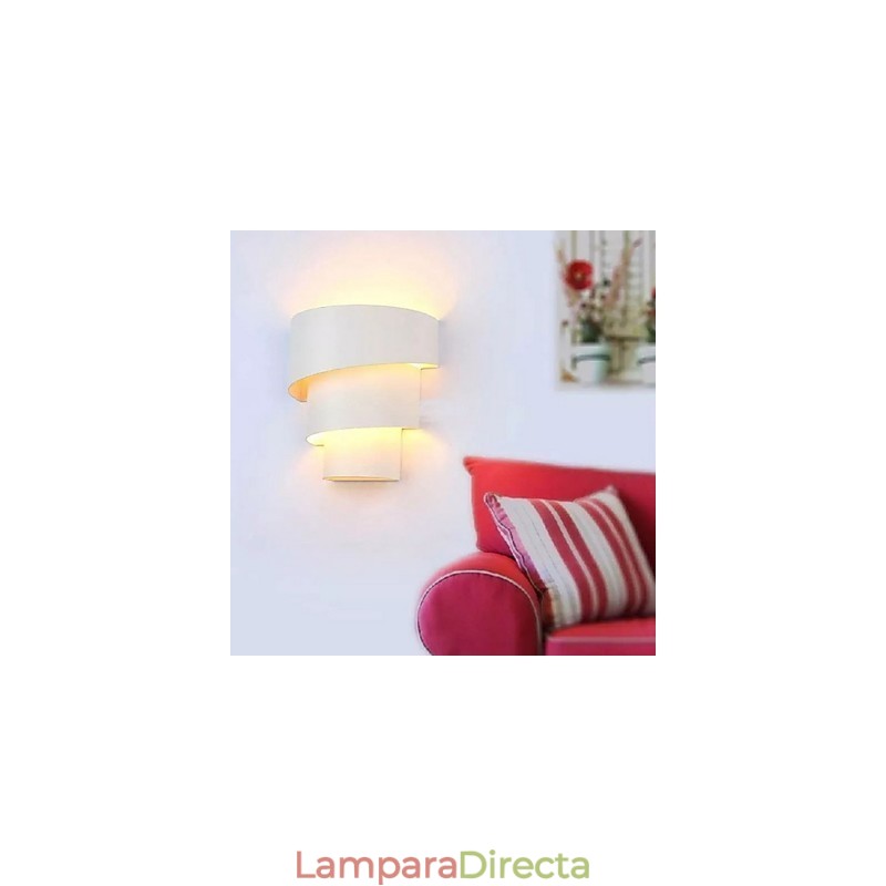 Lámpara de pared en espiral de diseño moderno y de moda de alta calidad, lámpara de pared creativa