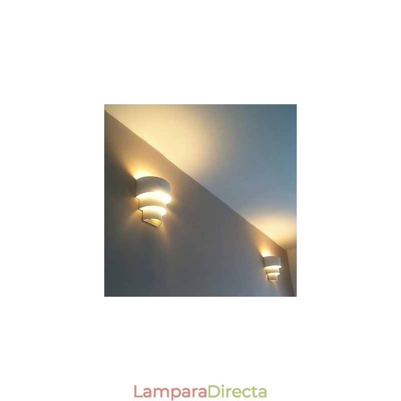 Lámpara de pared en espiral de diseño moderno y de moda de alta calidad, lámpara de pared creativa