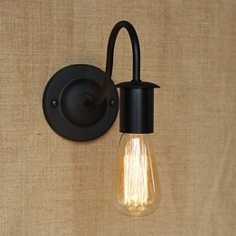 Lámpara de pared decorativa retro con personalidad creativa y simplicidad pastoral estilo americano para pasillos y escaleras.