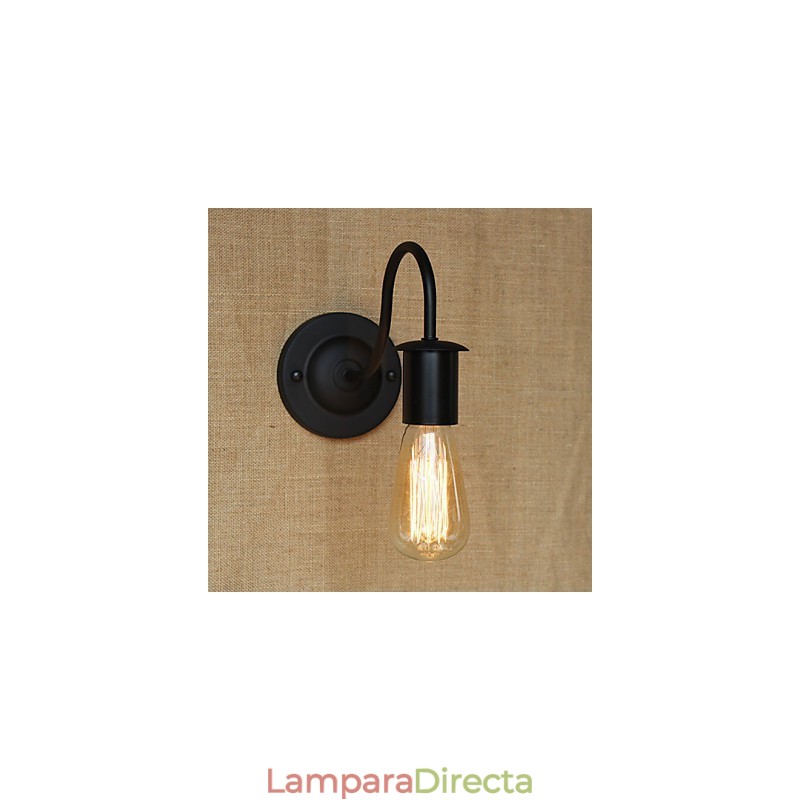 Lámpara de pared decorativa retro con personalidad creativa y simplicidad pastoral estilo americano para pasillos y escaleras.