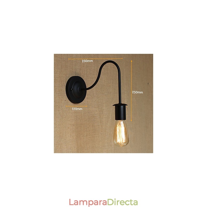 Lámpara de pared decorativa retro con personalidad creativa y simplicidad pastoral estilo americano para pasillos y escaleras.