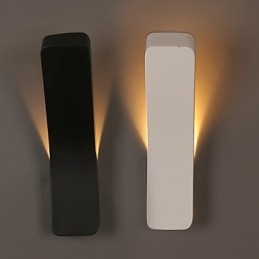 Lámpara de pared de hierro forjado curvado, creativa, contemporánea y contraída, Power Lights