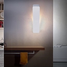 Lámpara de pared de hierro forjado curvado, creativa, contemporánea y contraída, Power Lights
