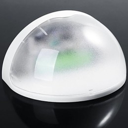 Lámpara solar para jardín exterior con sensor automático (blanca)