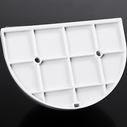 Lámpara solar para jardín exterior con sensor automático (blanca)