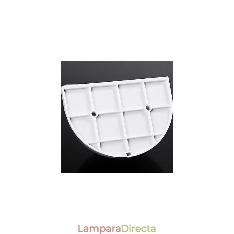 Lámpara solar para jardín exterior con sensor automático (blanca)