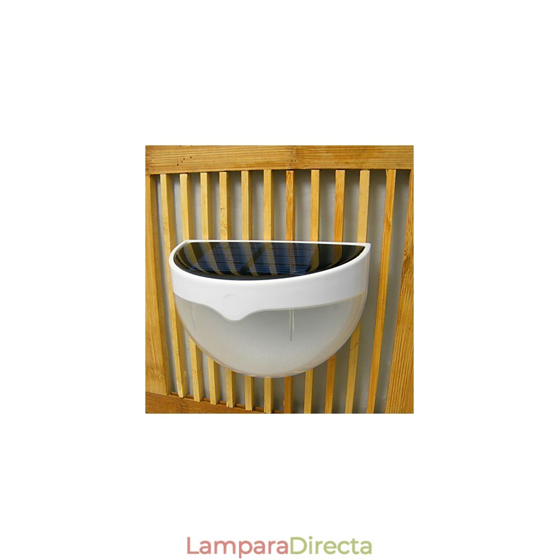 Lámpara de pared solar con control de sonido y luz para jardín, cerca y villa.