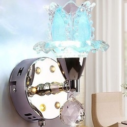 Lámparas de pared de cristal creativas, contemporáneas y contraídas.