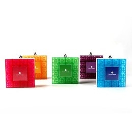 Marco de bloques creativos, luz de colores, lindos pequeños regalos, lámpara de pared, luces con gancho para cinturón