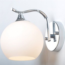 Lámparas de pared de cristal creativas, contemporáneas y contraídas.