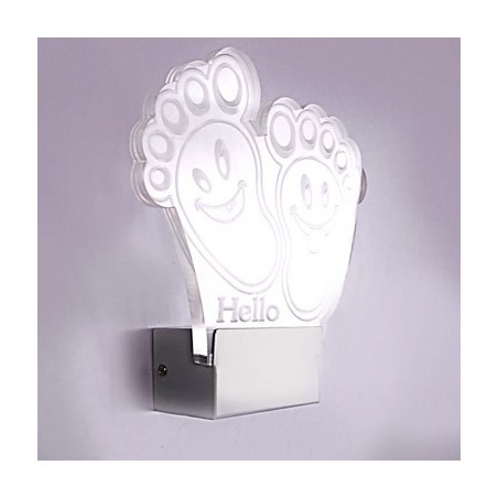 Lámpara de pared acrílica de PVC con chip de luz, moderna y contemporánea de metal. Lámpara de pared acrílica de PVC con chip de luz, moderna y contemporánea de metal.
