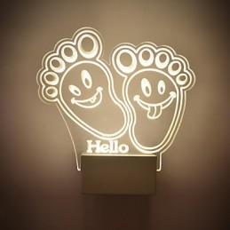 Lámpara de pared acrílica de PVC con chip de luz, moderna y contemporánea de metal.