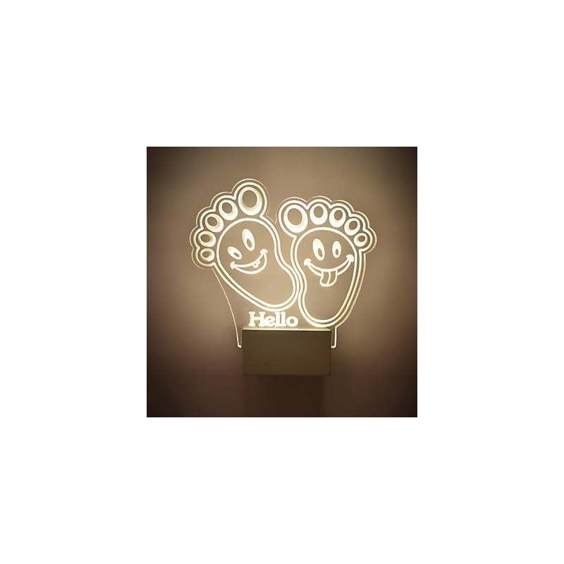 Lámpara de pared acrílica de PVC con chip de luz, moderna y contemporánea de metal.