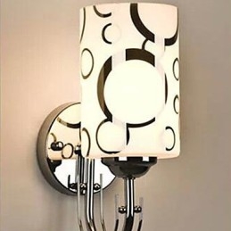 Lámparas de pared de cristal creativas, contemporáneas y contraídas.
