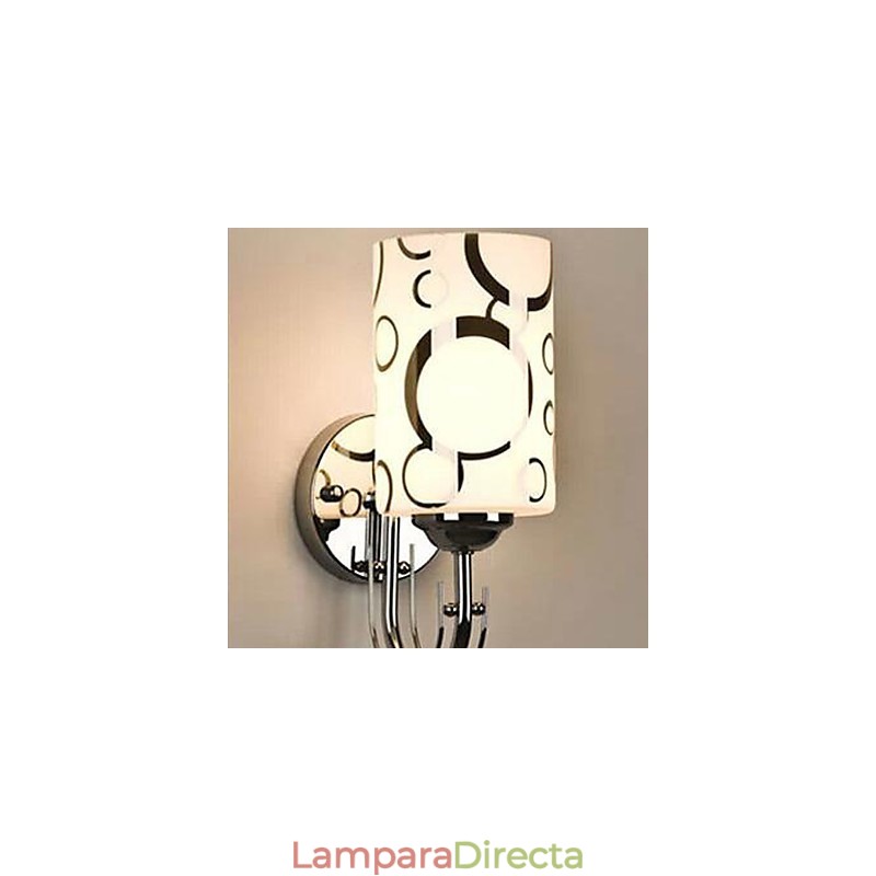 Lámparas de pared de cristal creativas, contemporáneas y contraídas.