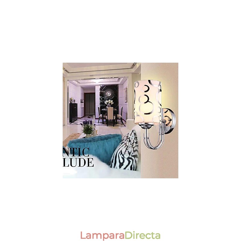 Lámparas de pared de cristal creativas, contemporáneas y contraídas.