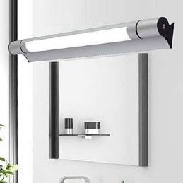 Iluminación de baño moderna contemporánea T5 de metal