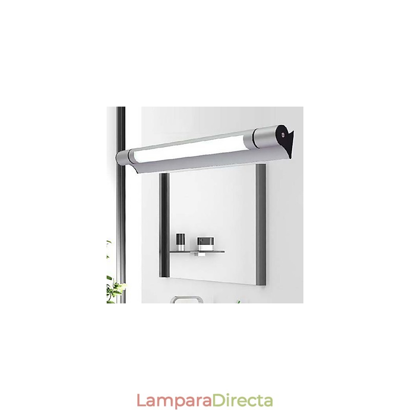 Iluminación de baño moderna contemporánea T5 de metal