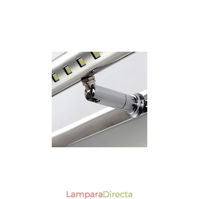 Lámpara de espejo para baño, luz blanca cálida, CA 100-240 V