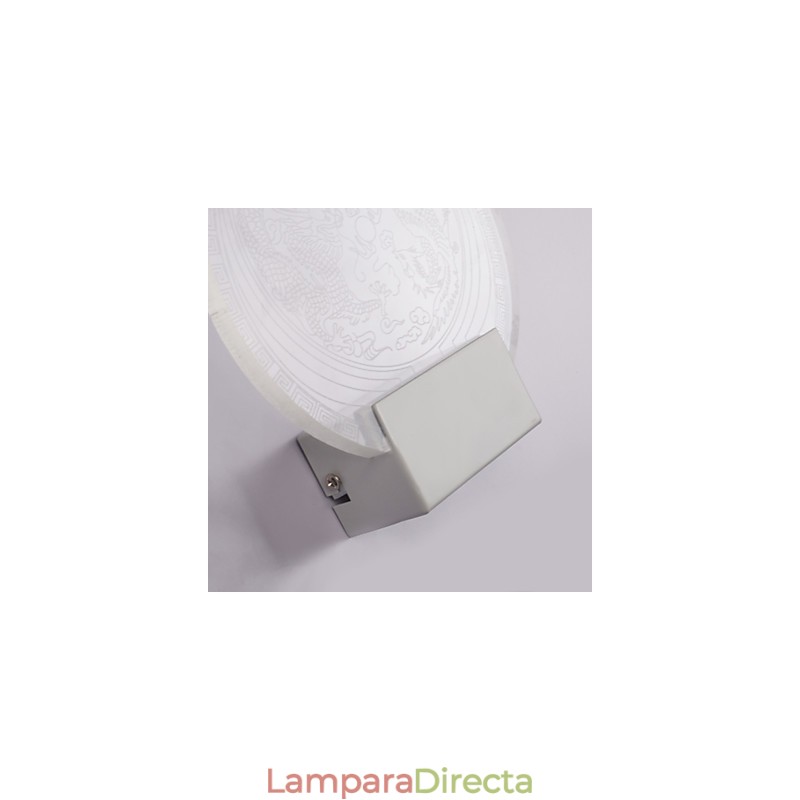 Apliques de pared Lámpara de PVC Luz Moderna Contemporánea Metal