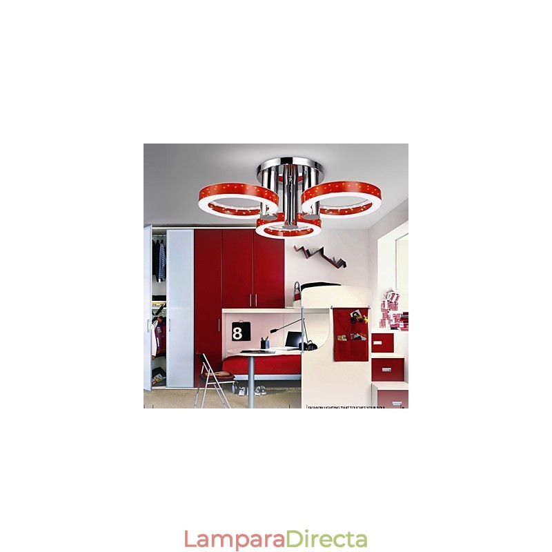 Lámpara de techo redonda de acrílico SMD