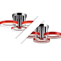 Lámpara de techo redonda de acrílico SMD