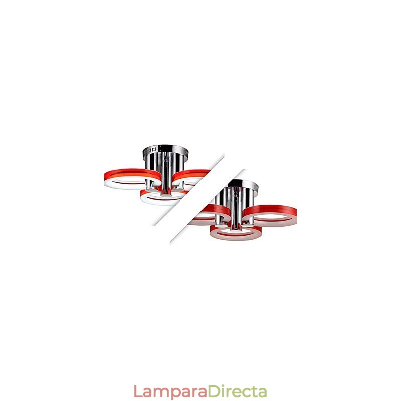 Lámpara de techo redonda de acrílico SMD