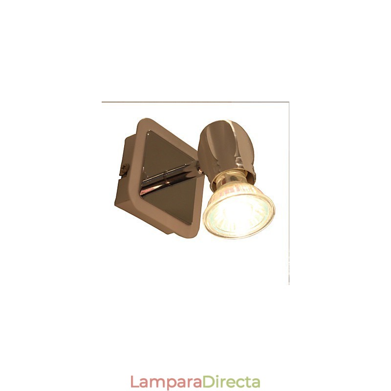 Apliques de pared cromados modernos para baño, 3 W