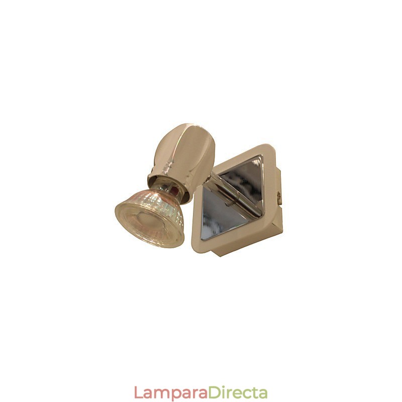 Apliques de pared cromados modernos para baño, 3 W